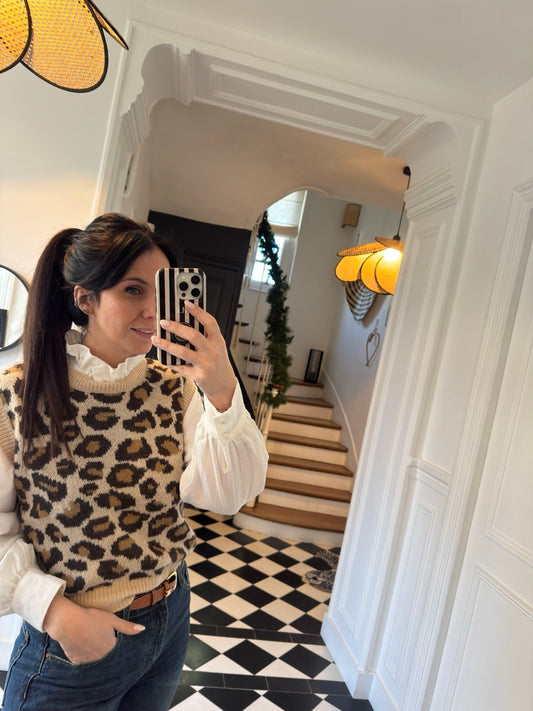 Pull sans manches Barbara