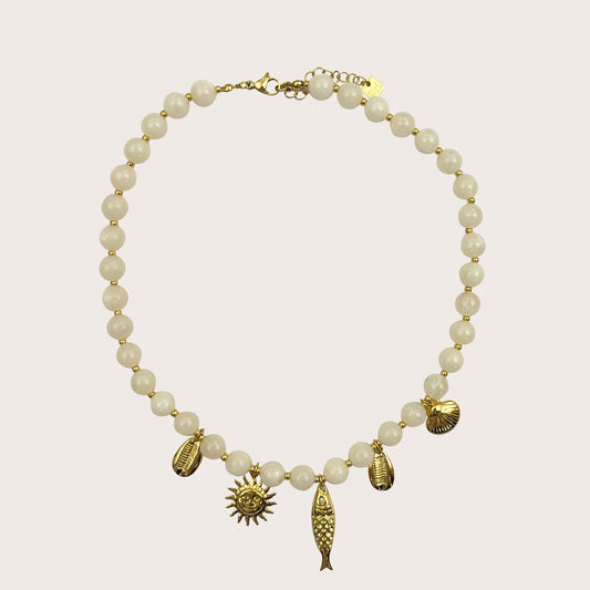 Collier Perle Soleil et Mer