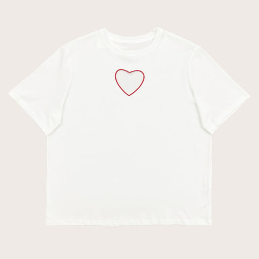 T-shirt Coeur