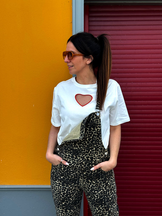 T-shirt Coeur
