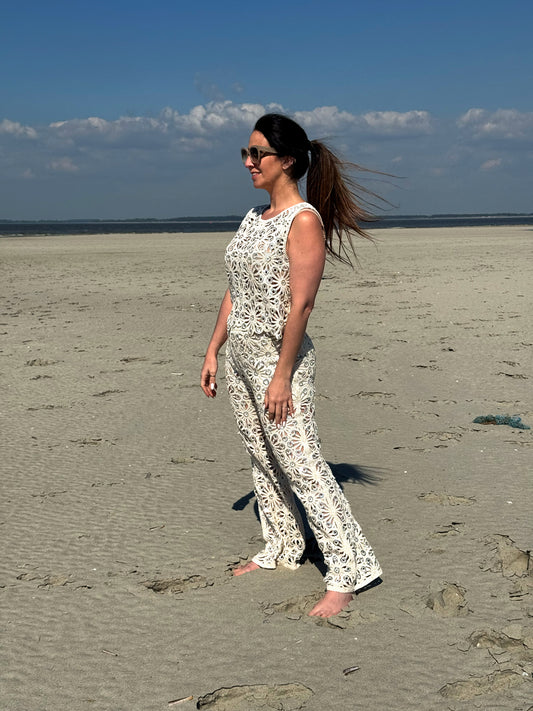 Ensemble crochet et sequins