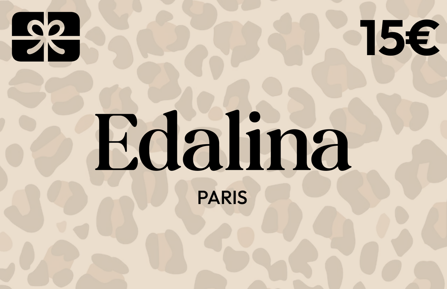 Carte cadeau Edalina.fr