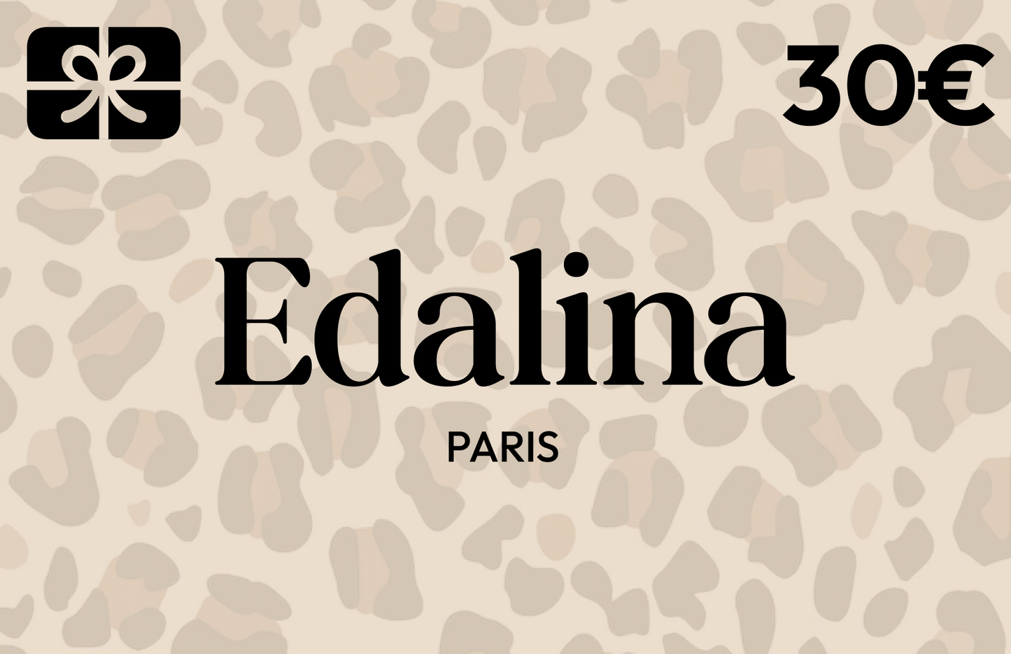 Carte cadeau Edalina.fr