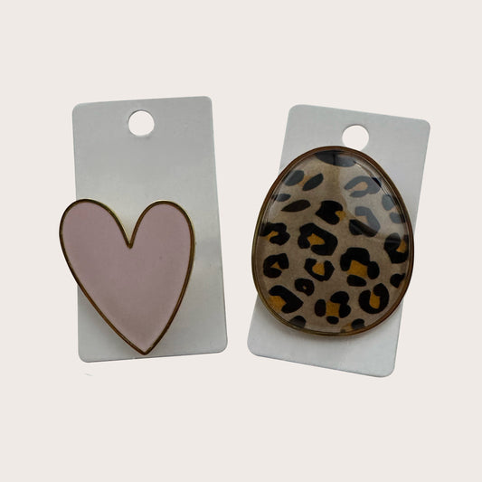 Bagues Pink & Leopard